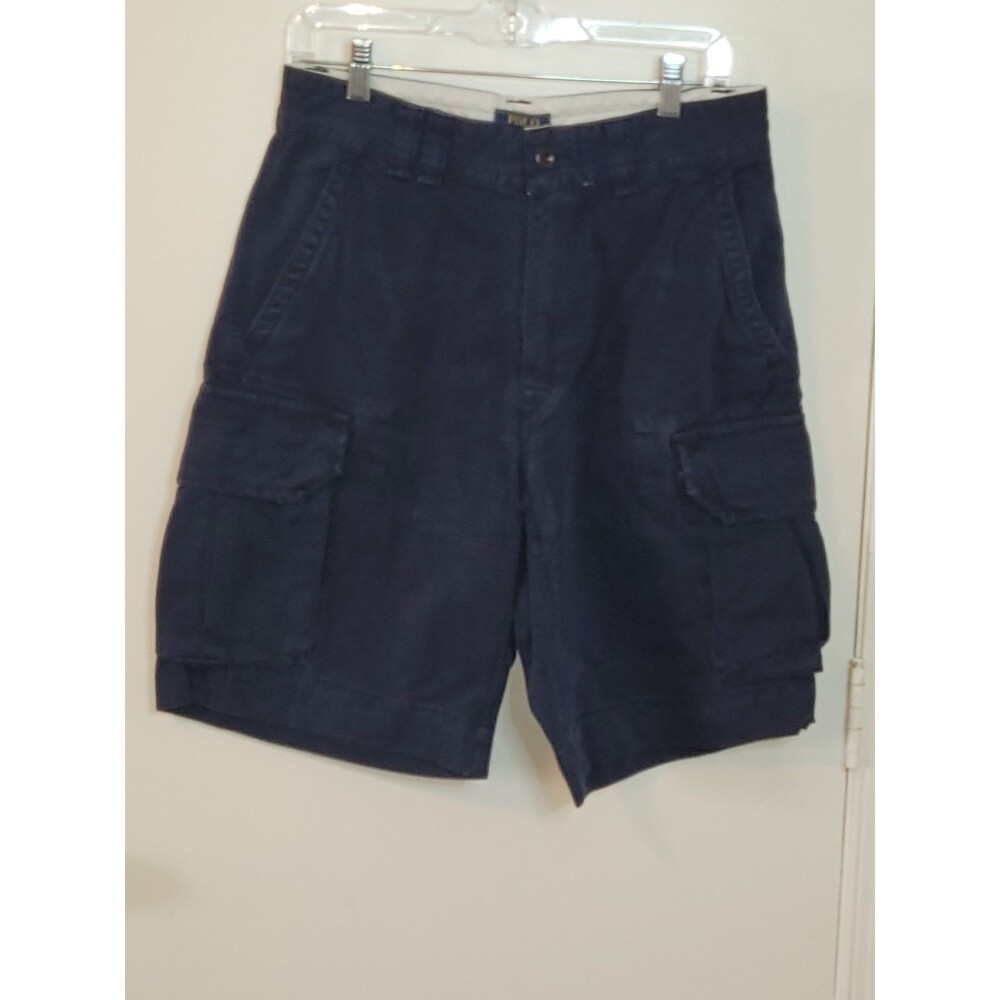 Polo Ralph Lauren Men Classic Fit Chino Shorts Navy Blue Size 30